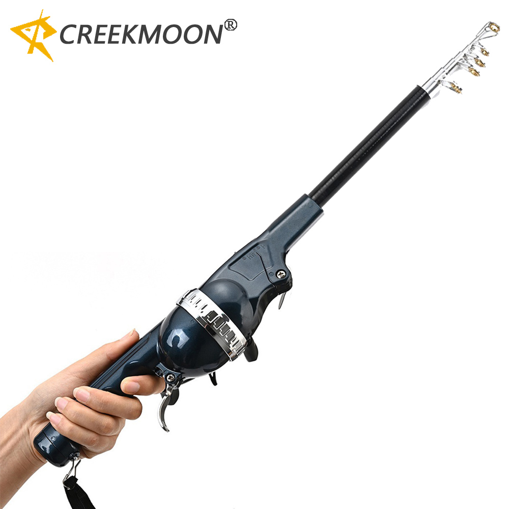 Freshwater Line - 1 ชุดทนทาน Telescopic Mini Fishing Rod